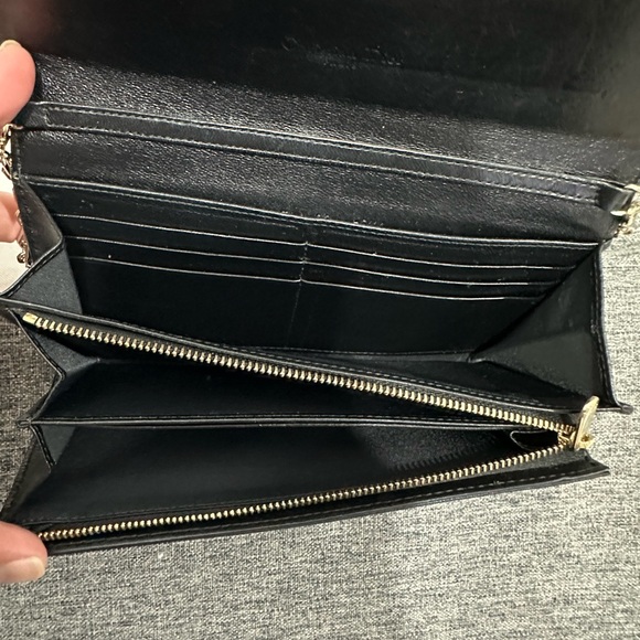 Dior luxury black and gold purse - Authentic with certificates - Picture 9 of 15